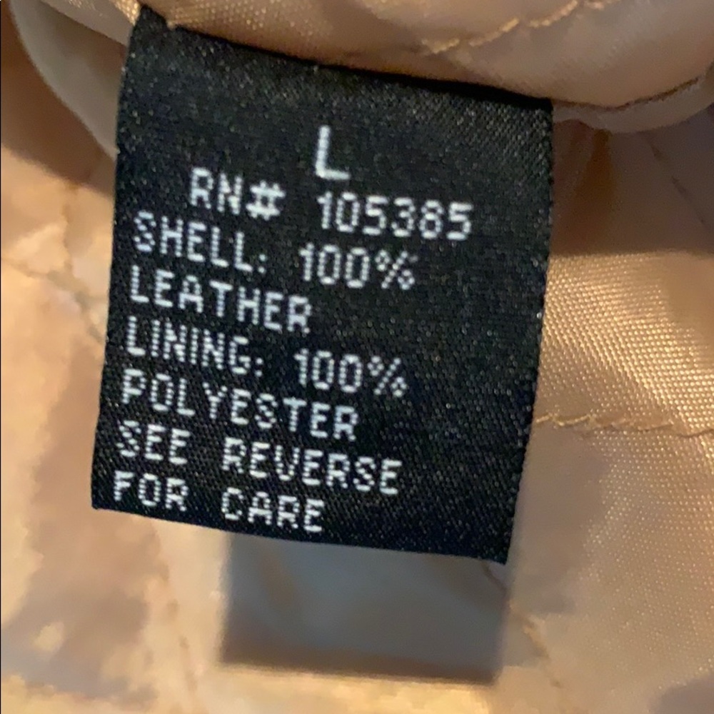 cavalini leather jacket with fur - Picture 4 of 4